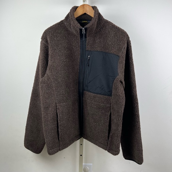 Cabela's Hi-Pile Fleece Mens Jacket - Picture 1 of 11
